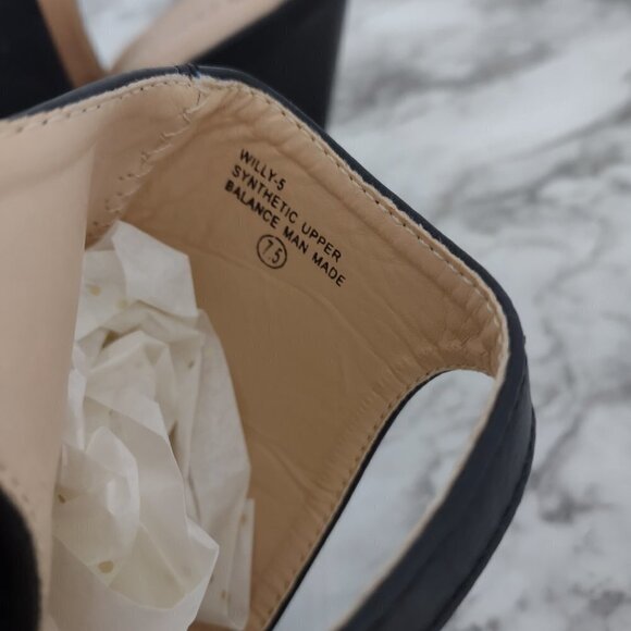 Chase & Chloe‎ Willy -5 Women"s Slingback Buckled Open Toe Heel Chunky Ankle 7.5 - Picture 9 of 11